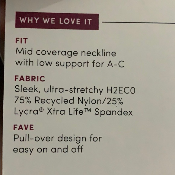 NEW Athleta Universal Cross Swim Top - Picture 4 of 4